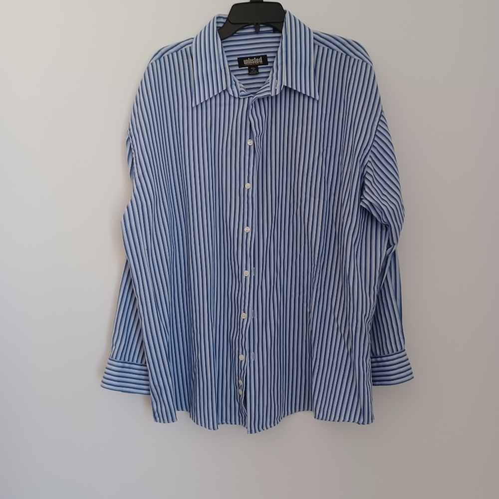 Unlisted Men's Shirt Long Sleeve XXL Blue